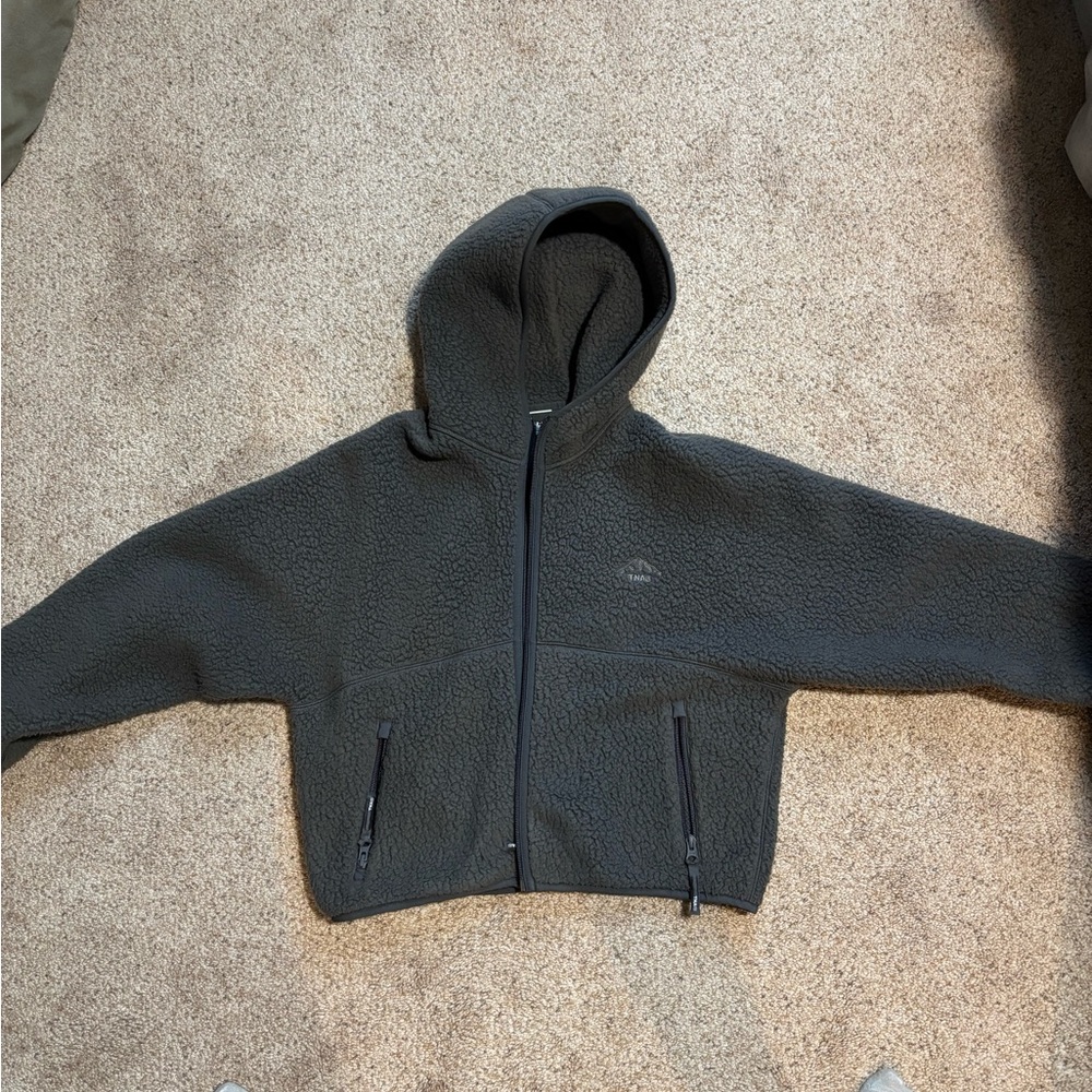 TNA Charcoal Fleece Zip up